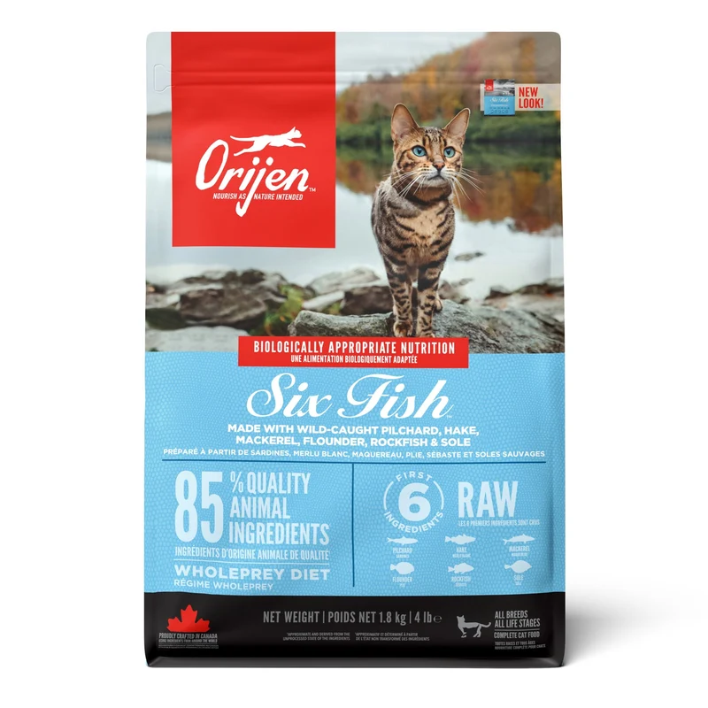 Orijen Six Fish Formula Protein-Rich Diet Cat Dry Food