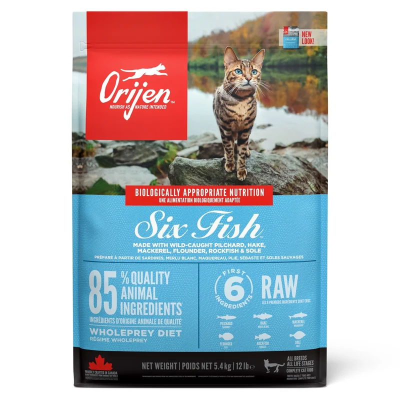 Orijen Six Fish Formula Protein-Rich Diet Cat Dry Food