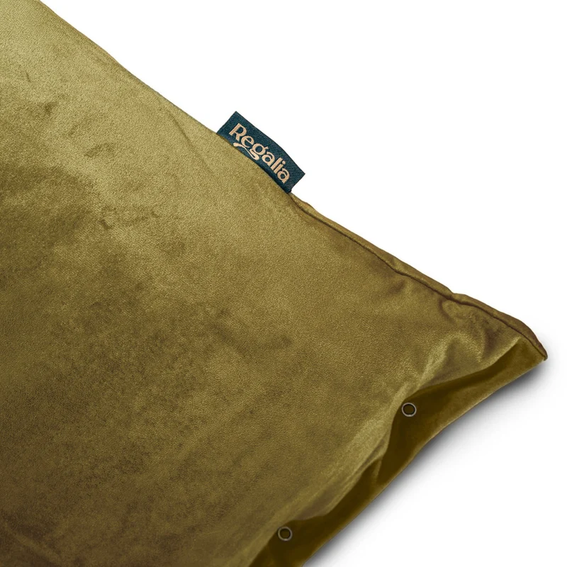 Regalia Velvet Deep Duvet Non-Slip Dog Bed - Green/Large