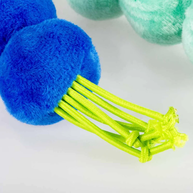 Ebi Coockoo Dizzy Dangle Bouncy Cat Toy - Blue & Green/60X4X4cm